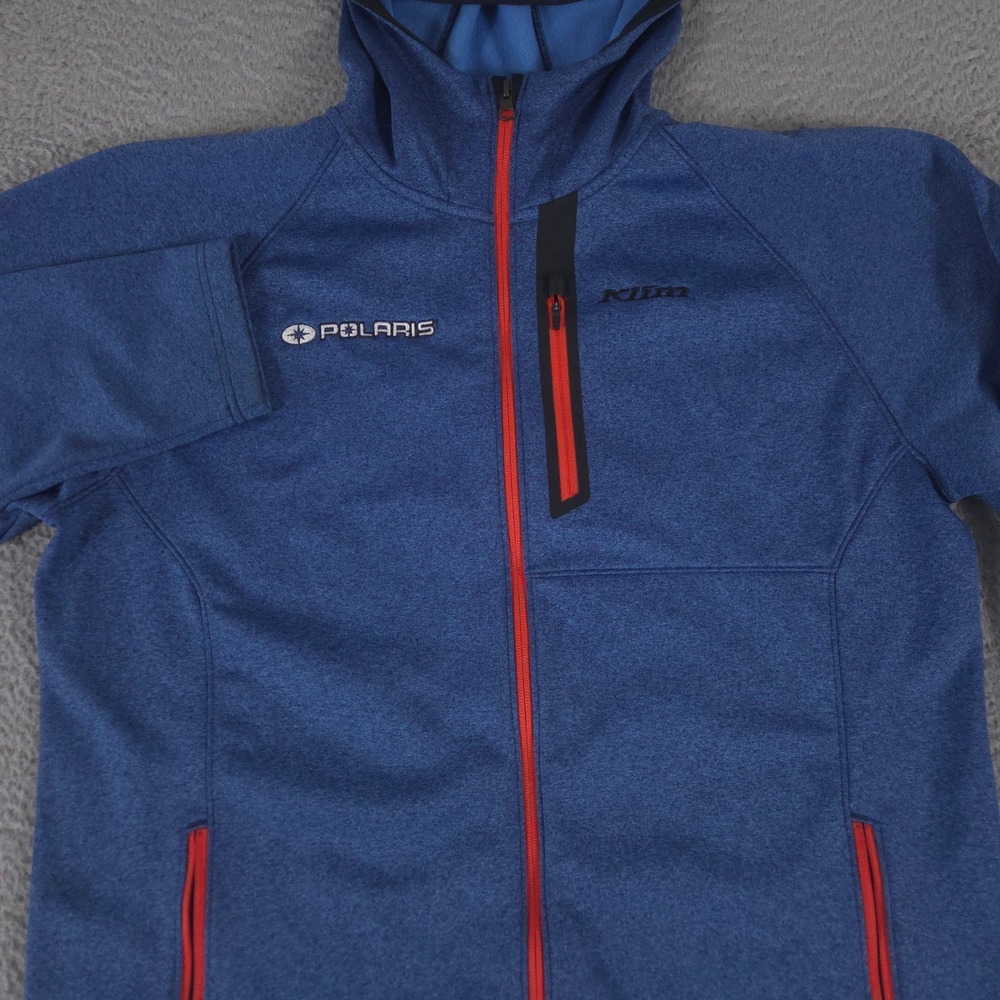 Klim Polaris Hoodie Mens XL Blue Alpha Hoodie Polyester Full Zip Fleece Jacket